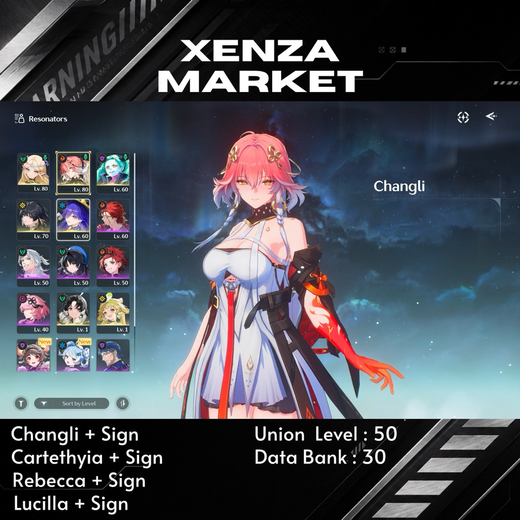 [SEA][UL 50] Changli + Signature | Cartethyia + Signature | Lucilla + Signature | Rebecca + Signatur