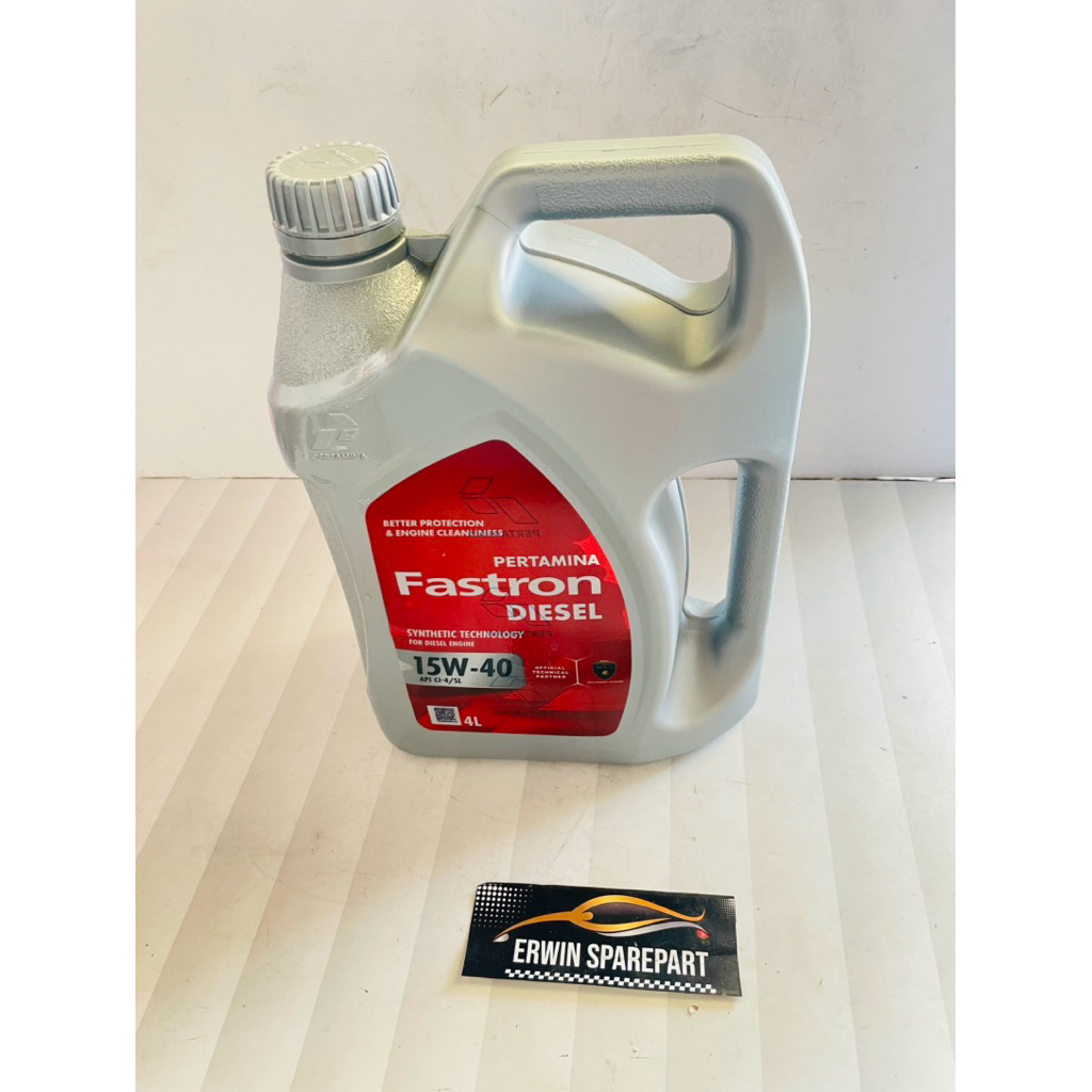 ORI PERTAMINA FASTRON  DIESEL TECHNO 15W - 40 CI-4 SL GALON / 4 LITER