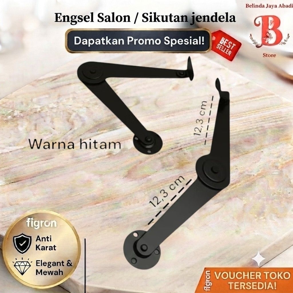 Sikutan Engsel Salon Lipat Hak angin jendela Rumah