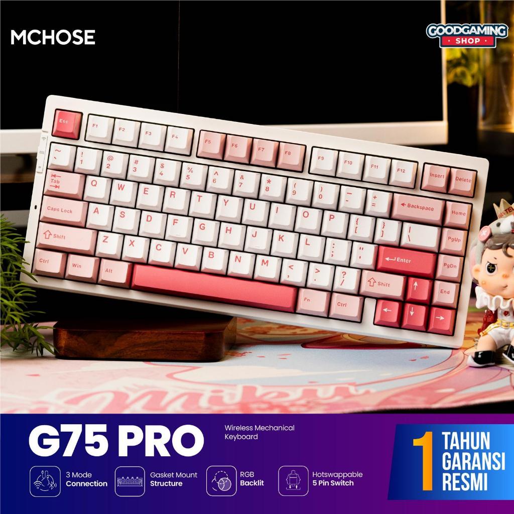 MCHOSE G75 / G-75 Pro Tri-mode Gasket Structure Gaming Mechanical Keyboard