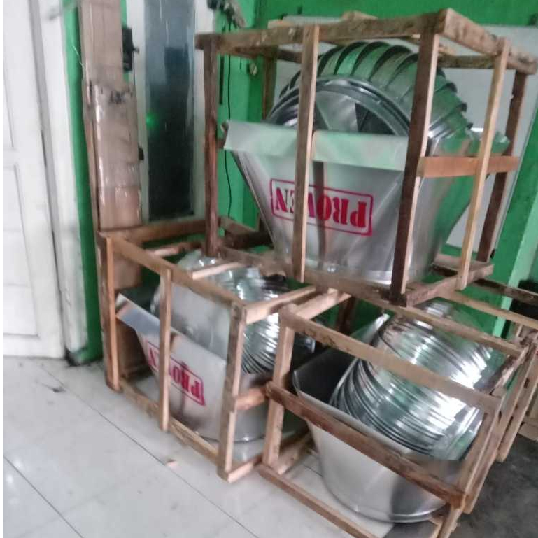 Jual Turbin Ventilator Aluminium 30 inch Murah Surabaya | Ventilator Atap Pabrik Gudang Rumah Berkua