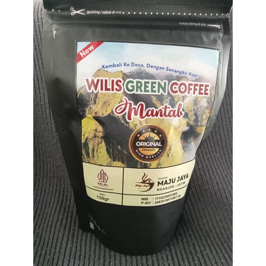 Wilis Green Coffee - Kopi Hijau Alami Khas pegunungan Wilis