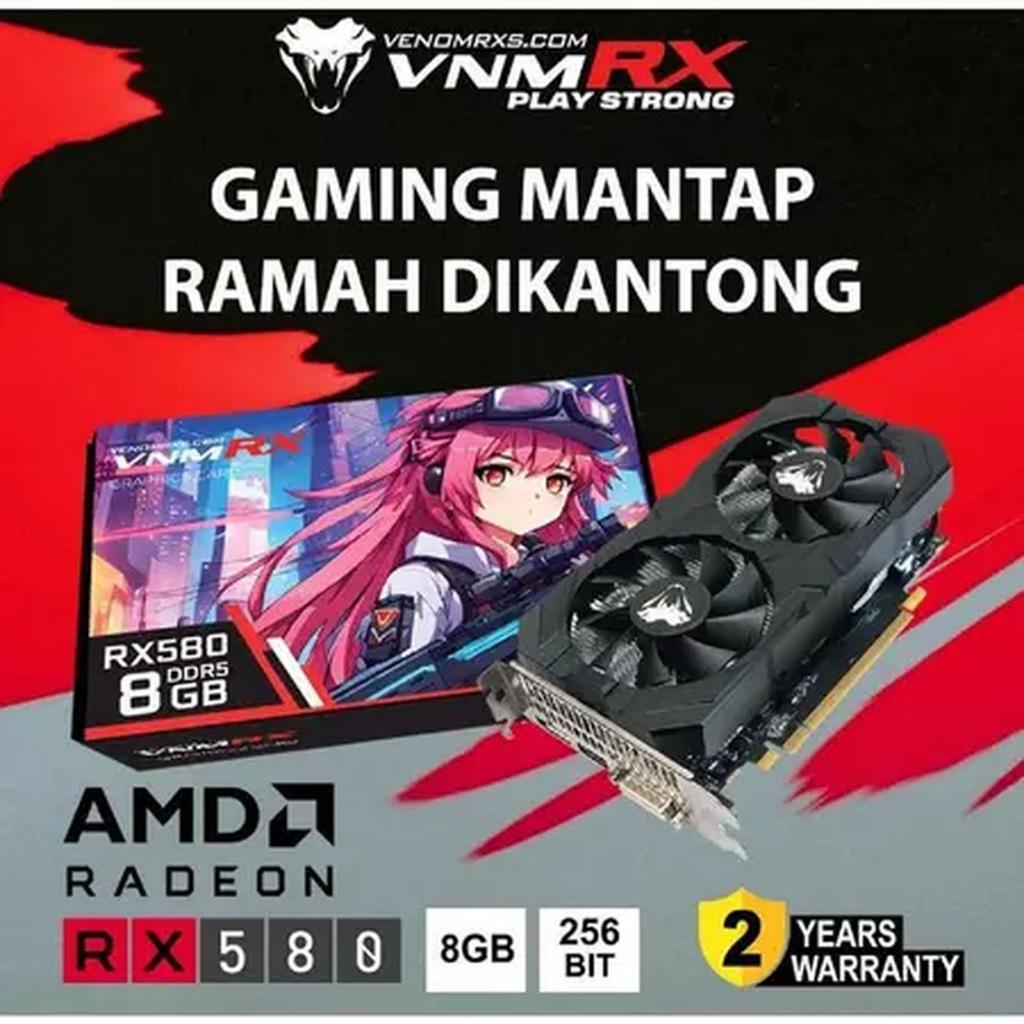 VenomRX Radeon RX 580 8GB GDDR5 256Bit VGA RX580