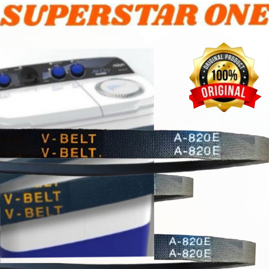 vanbelt mesin cuci aqua 8kg QW-870XT/QW 870 XT