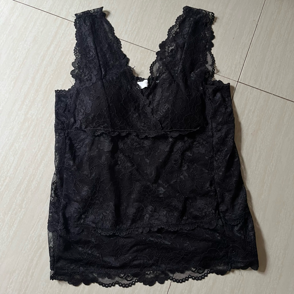 preloved cup bra camisole lace