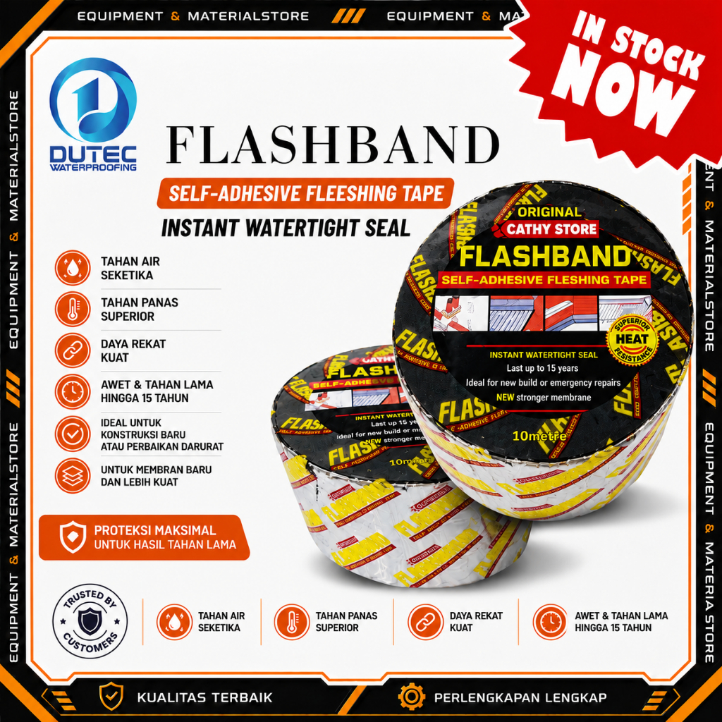 Flashband / Aspal Tape 10m*10cm DUTEC