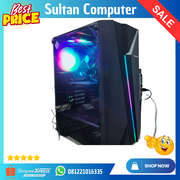 .Paket PC i7 untuk desain, Video editing dan Game Intel Core I7 3770/ Ram DDR3 16GB/ Vga 4gb 128 bit