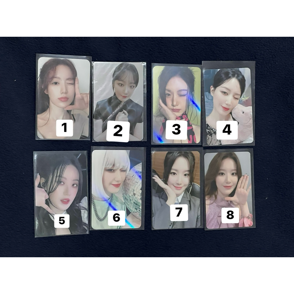 Photocard (PC) Official Yeh Shuhua I-DLE (G)I-DLE GIDLE IDLE POCA Part 3