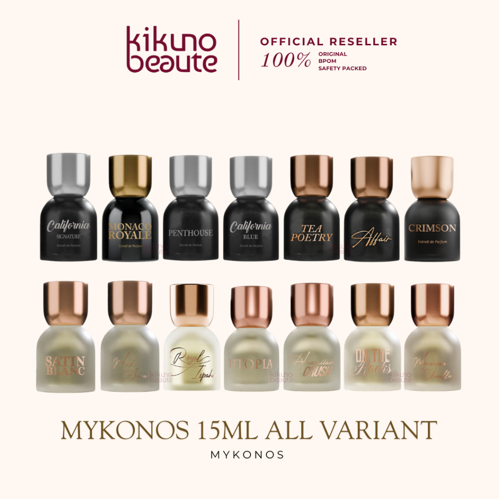 MYKONOS 15 ML Travel Size / Mini Size Collection For Unisex Monaco Royale Penthouse Royal Ispahan Ca