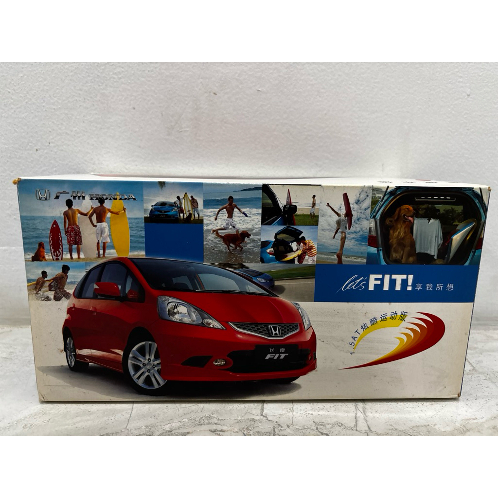 Diecast Paudi Honda Jazz / Fit GE8 Red Skala 1:18 - Dealer Box Super High Detail Rare