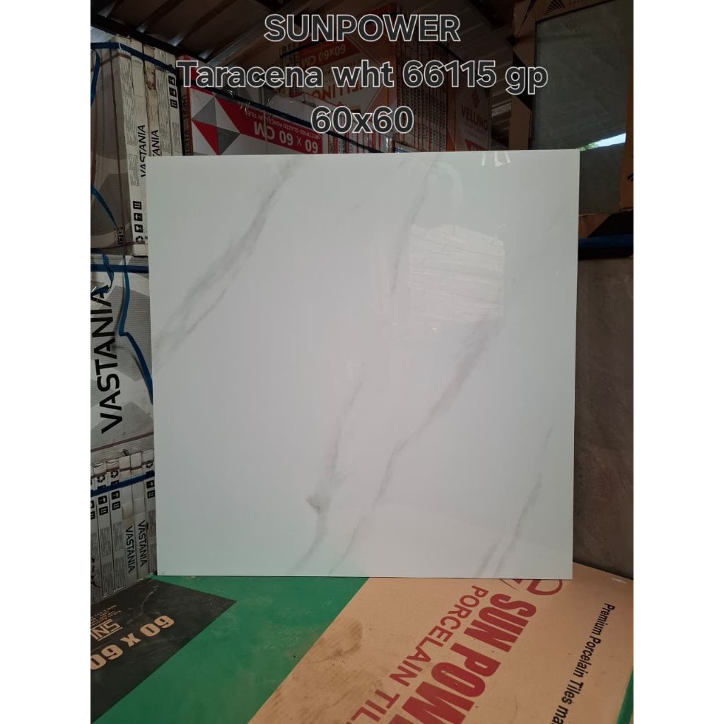 granit sun power taracena white 60x60 glosy