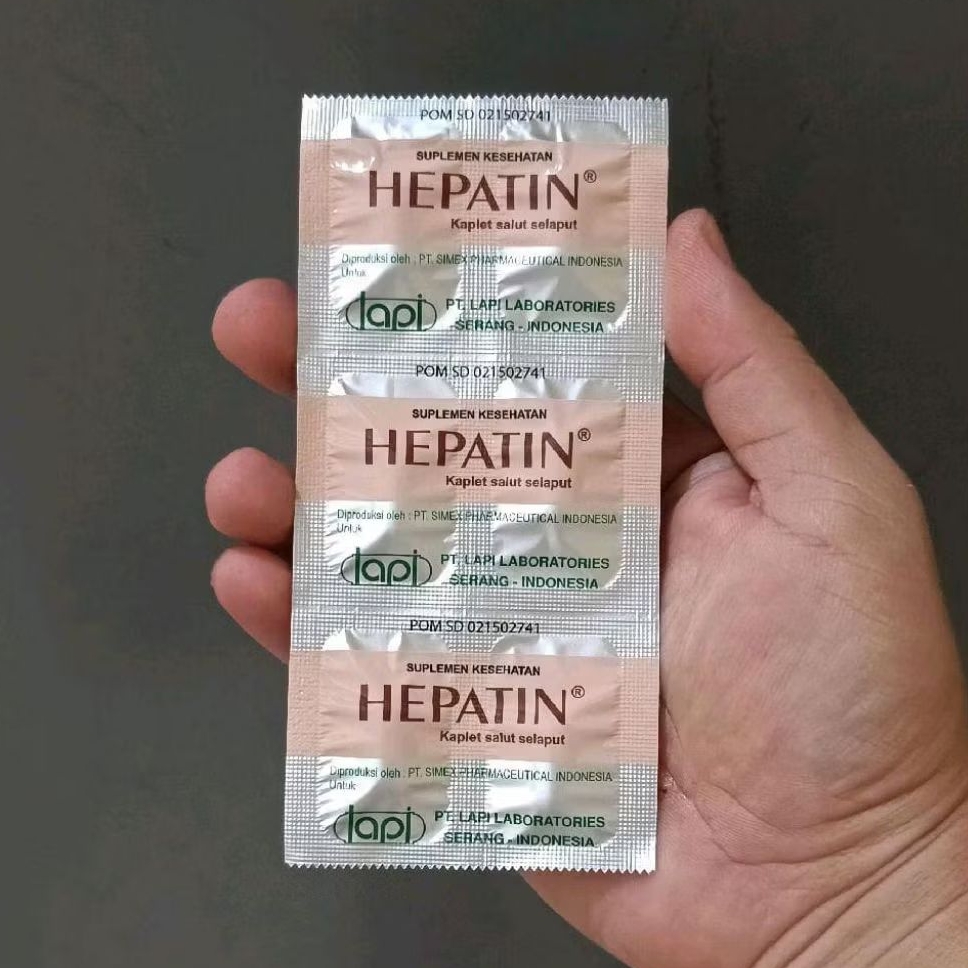 HEPATIN STRIP 6 KAPLET