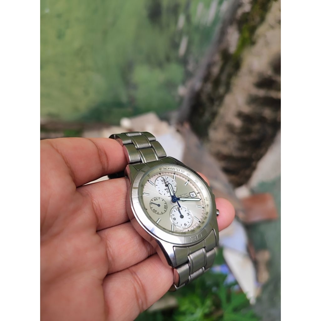 SEIKO PANDA 7T92 CHRONOGRAPH