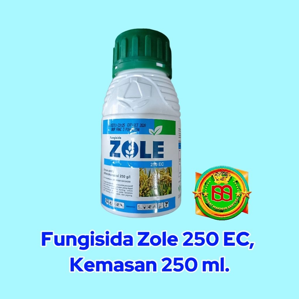 Fungisida ZOLE 250 EC, Kemasan 250 ml.
