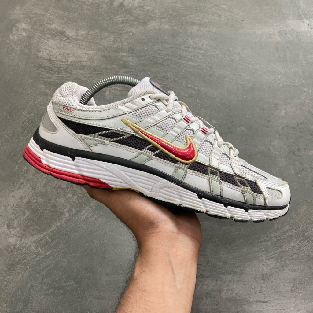 [Size 42] Nike P-6000 ‘Platinum Varsity Red’ ((CD6404-102) Second Original Kondisi Mulus No Minus. H