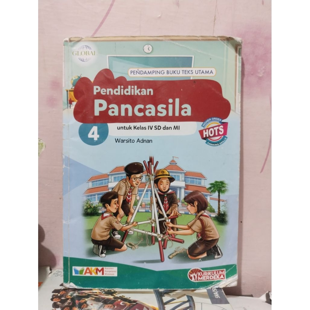 buku ppkn/pendidikan pancasila kelas 4/IV sd mi kurikulum merdeka