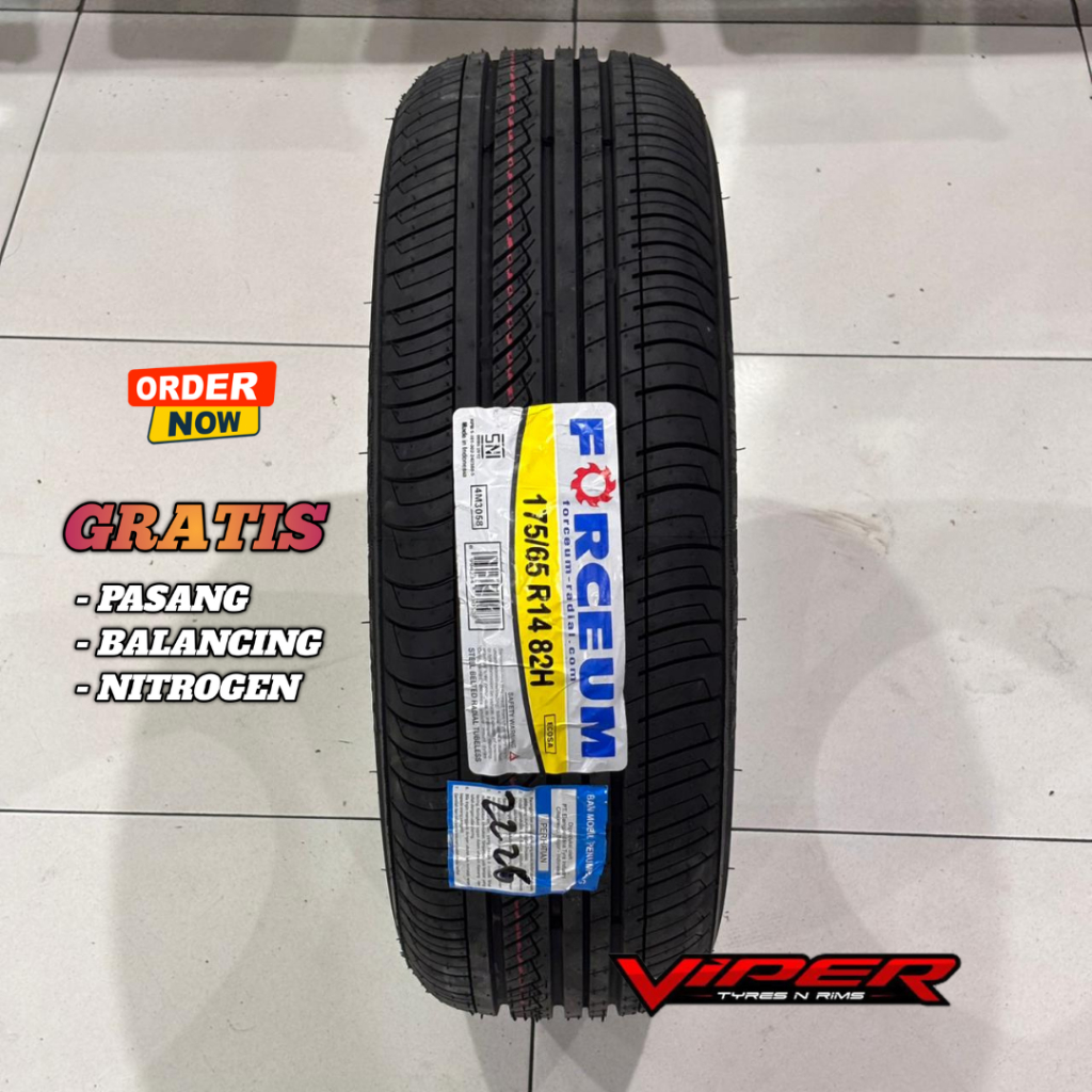 Ban Mobil 175 65 R14 Forceum Ecosa Ban Brio Sigra Calya Agya 175/65 R14 Ban Tubeles