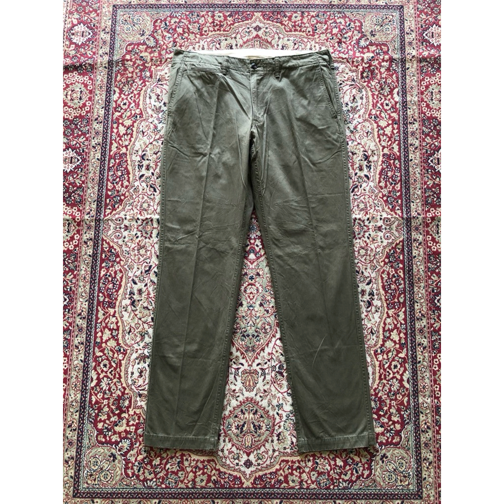 Celana Uniqlo regular fit vintage chino pants Hi751