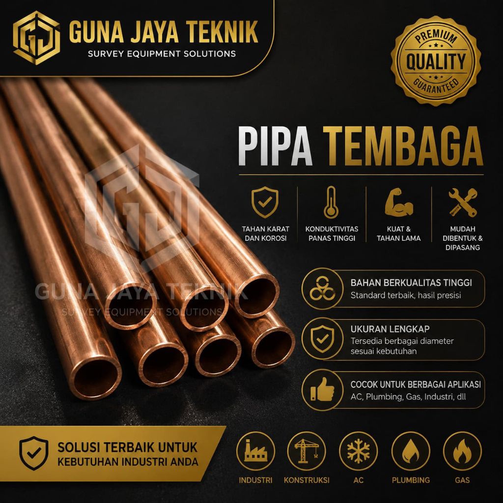 pipa tembaga diameter 10 mm x1 mm