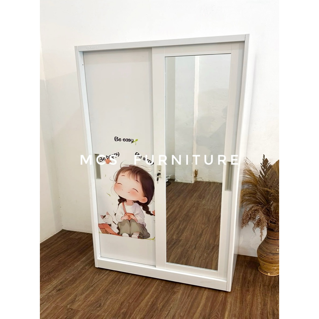 Lemari Besi Motif Anak Mebel Furniture Semarang