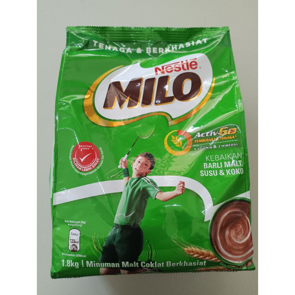 MILO MALAYSIA ACTIVE GO MILO MALAYSIA 900GRAM & 1,8KG