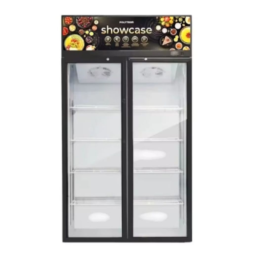 POLYTRON SHOWCASE 2 PINTU SCN-610
