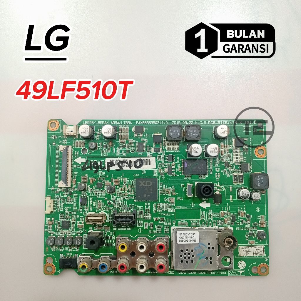MOTHERBOARD LG 49LF510T MESIN TV LED LG 49LF510T MAINBOARD MOBO MODUL TV LG