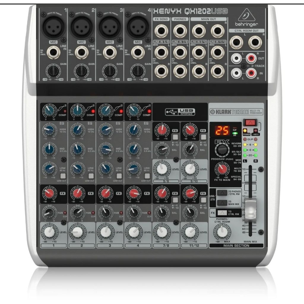 Audio mixer Behringer xenix Qx1202 usb (second)