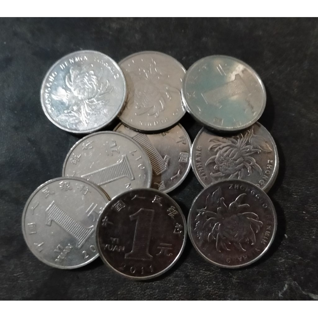 koin China 1 Yuan Tiongkok