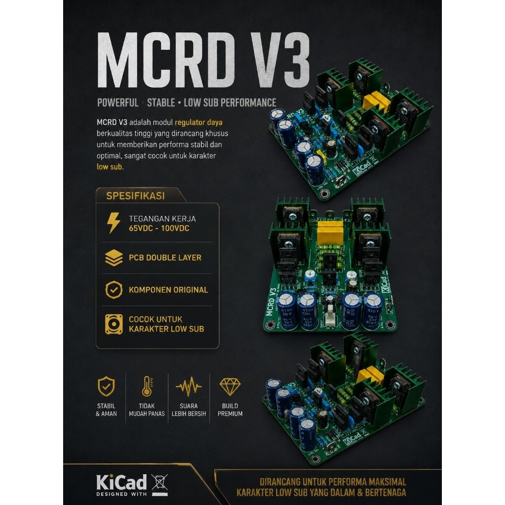MCRD V3 DOUBLE LAYER KOMPONEN ORIGINAL