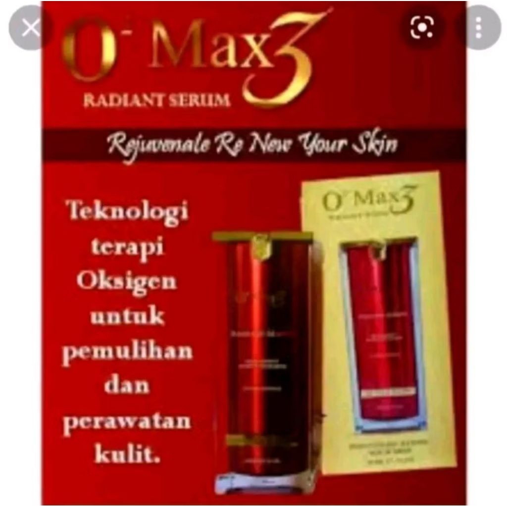 O2max3 Radiant Serum O2 max3 For Renew Your Skin Original By Firmax3