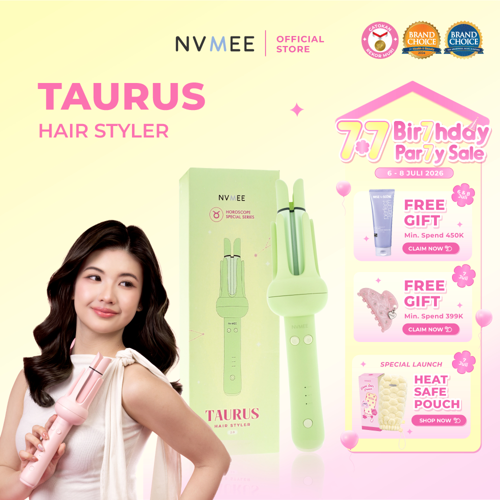 NVMEE - Taurus Hair Styler 2.0 | Catokan Keriting Otomatis