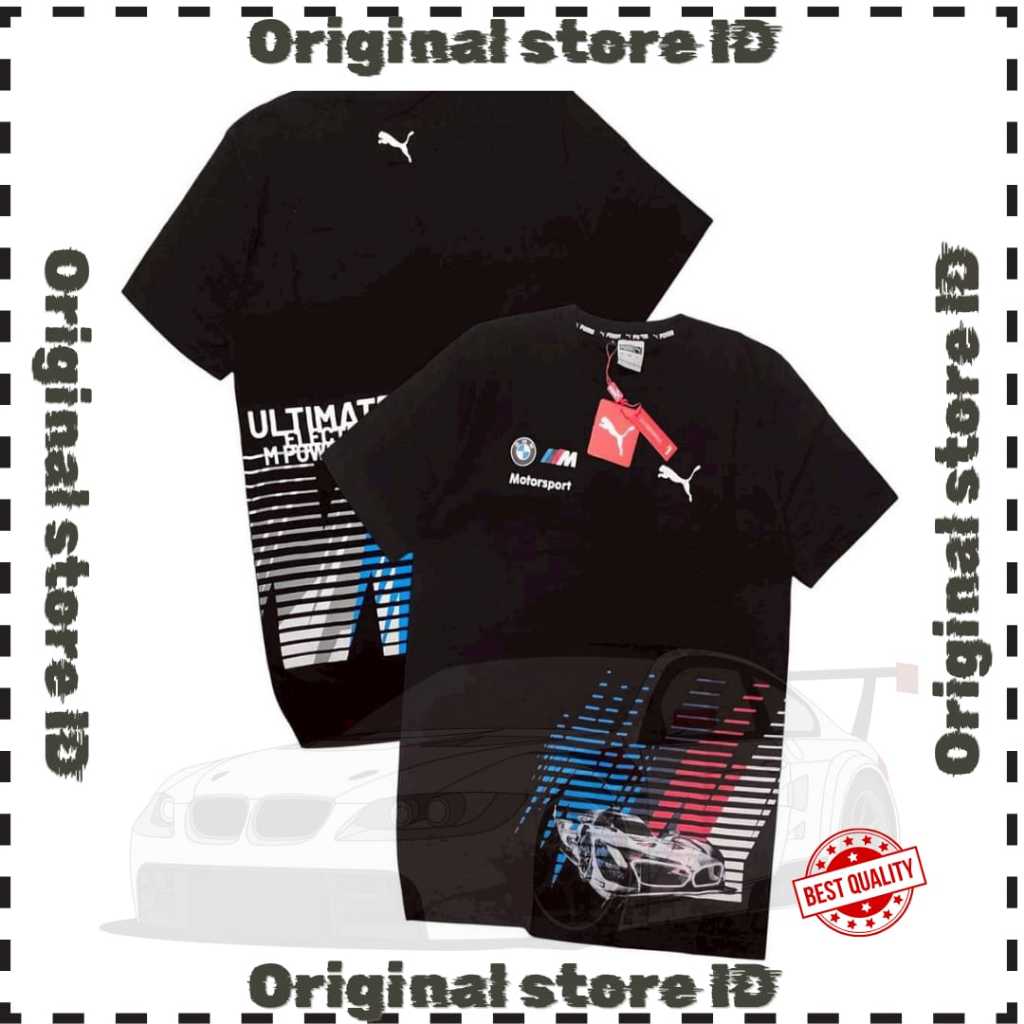 Kaos pria PUMA motosport BMW bahan premium