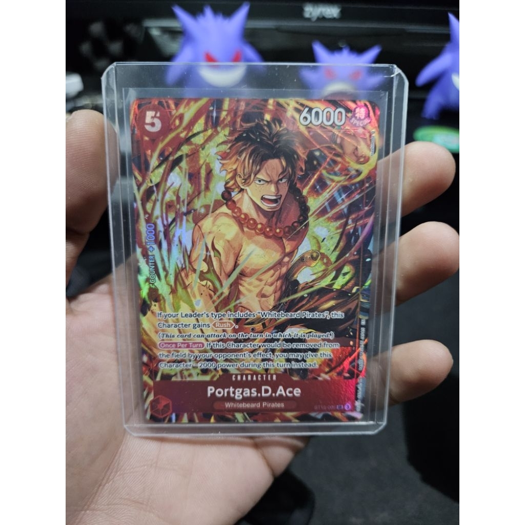 PORTDGAS ACE ENGLISH ONE PIECE CARD/KARTU