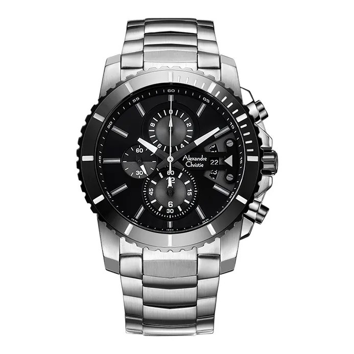 Jam Tangan Pria Analog Alexandre Christie 6455MC AC6455 AC 6455 MC 6455 MCBTBBA Original Garansi Res