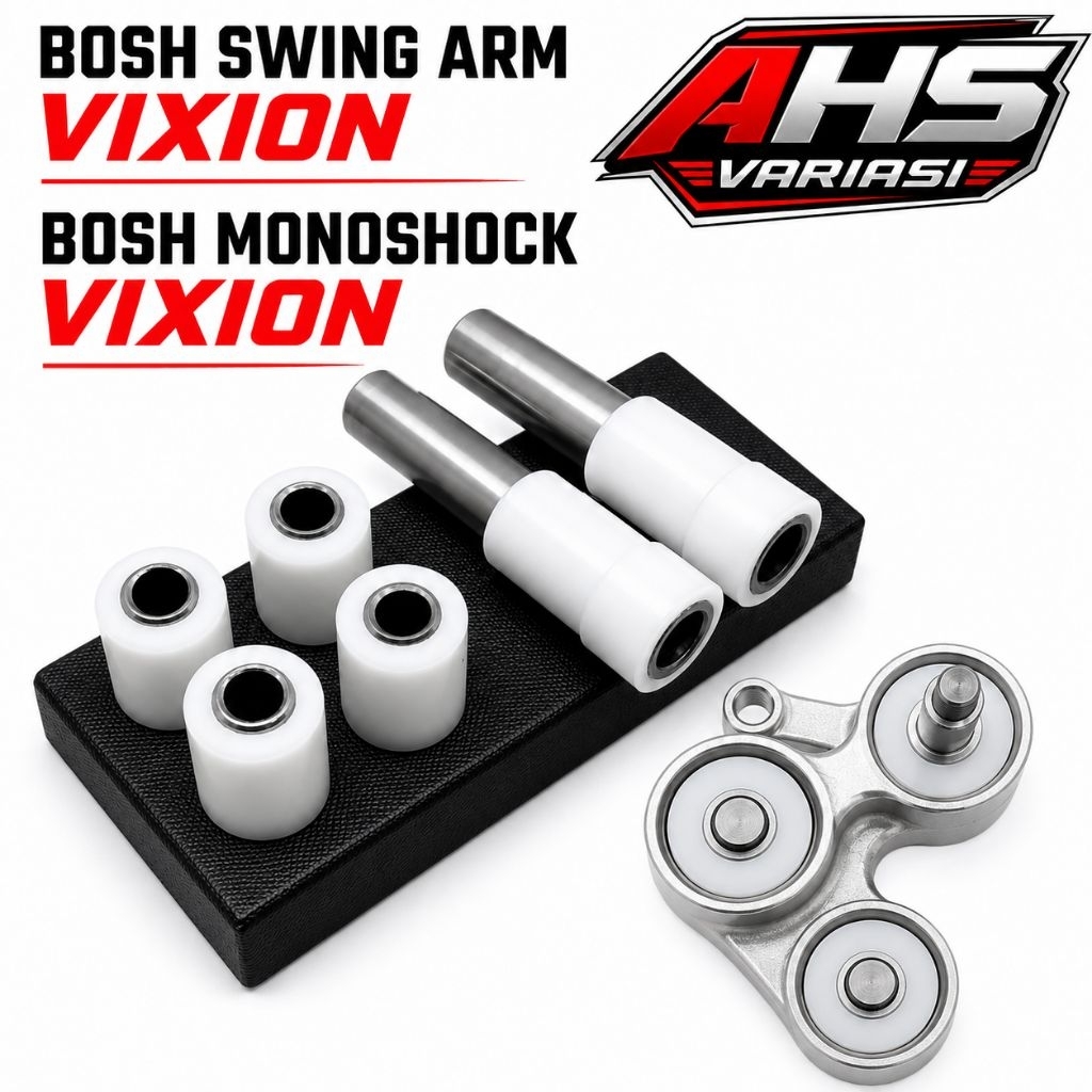 Bosh Swing Arm Vixion All Tipe Teflon PNP Original | Bosh Monoshock Vixion R15 Xabre | Fullset 4 Bos