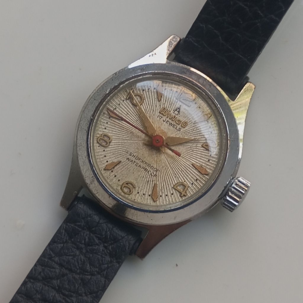 jam tangan vintage wingo jadul 17 jewel Swiss made ladies