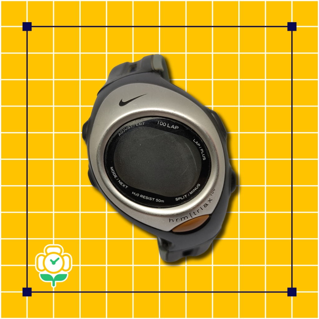 Jam Nike Triax HRM, nike vintage, nike watch Y2K