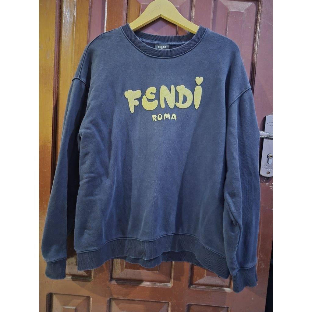 crewneck fendi roma navy