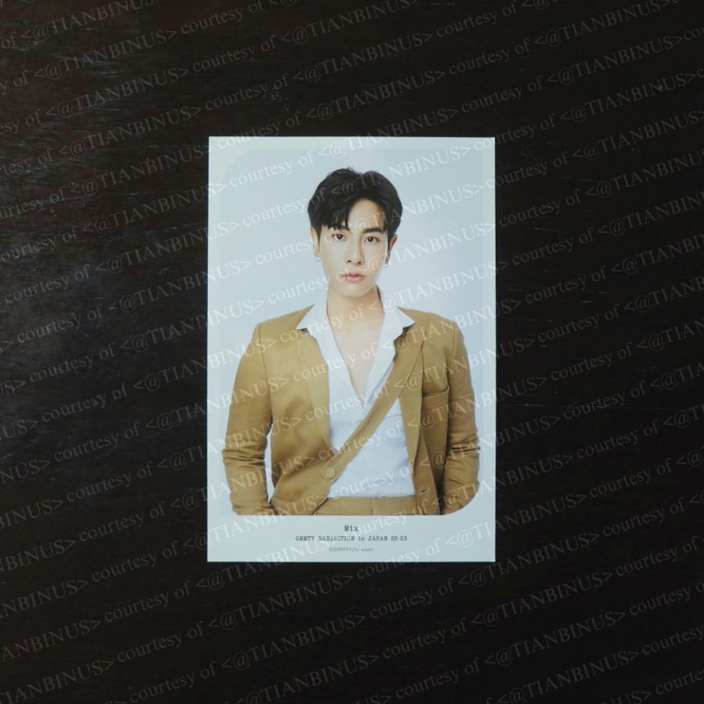 [OFFICIAL GMMTV] Sharing Postcard GMMTV Exhibition in Japan 2023 MIXXIW - Mix Sahaphap (earthmix)