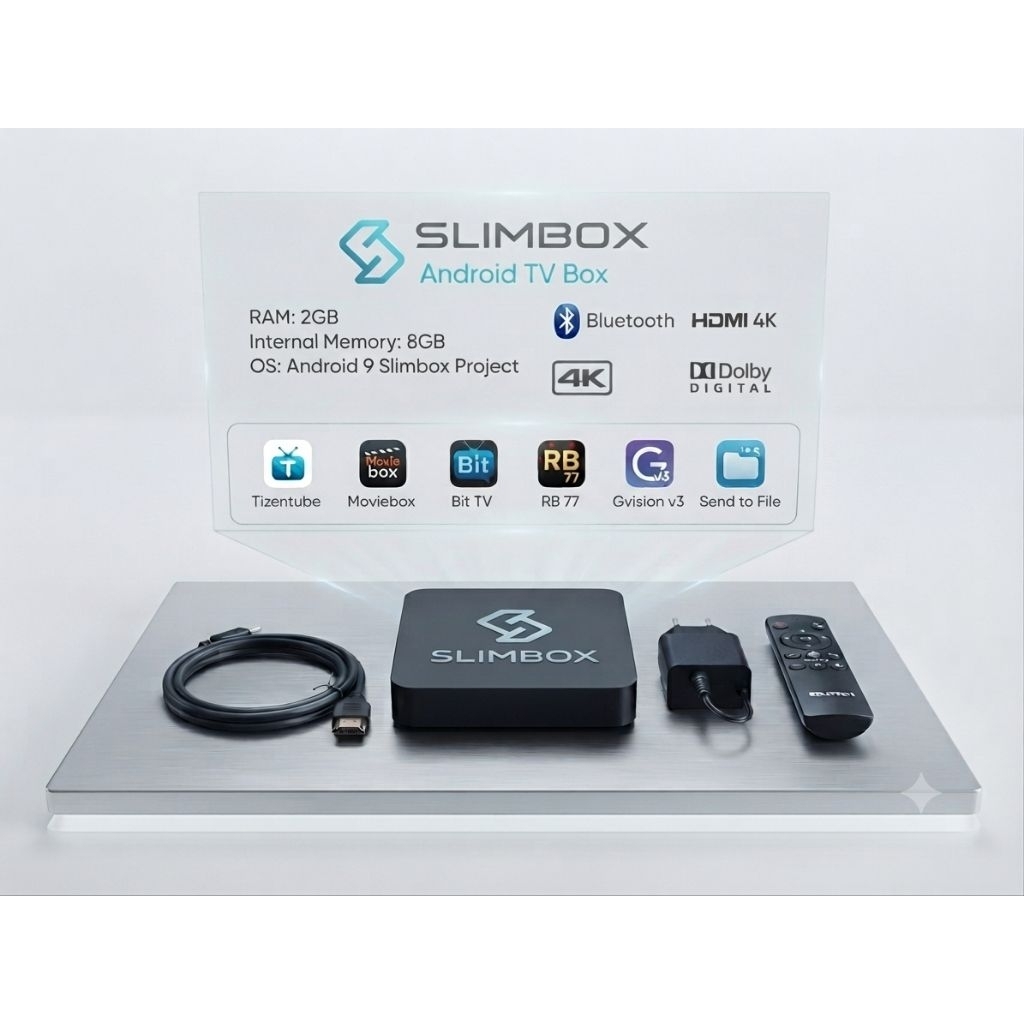 SLIMBOX X PRIME I AMLOGIC S905X2 2/8GB SIAP PAKE