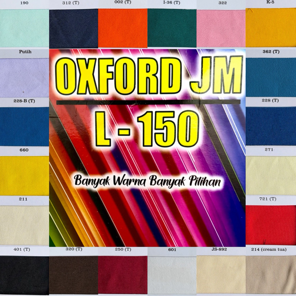 Kain Katun Oxford Premium / Bahan Oxford Katun / Kain Polos Seragam Sekolah