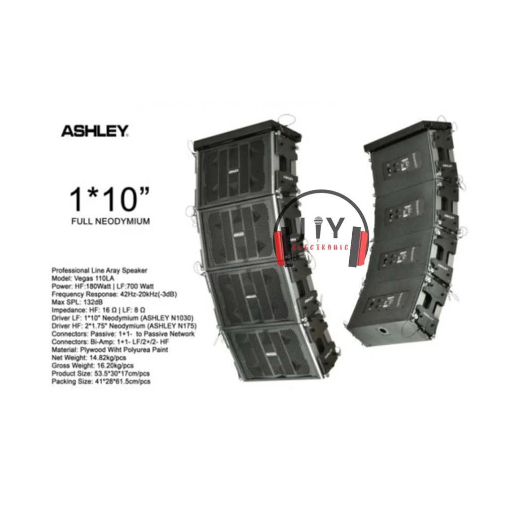 Speaker Line Array 10 inch Ashley Vegas-110LA  Vegas 110 LA Vegas110LA Original