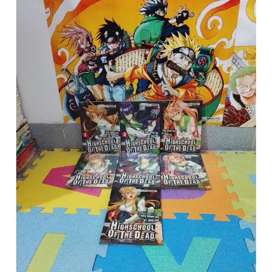 komik full set highschool of the dead 1-7