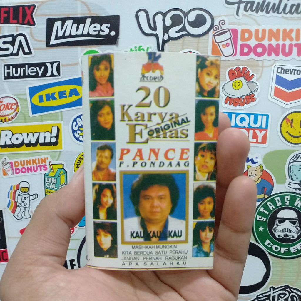 Kaset Pita Kompilasi 20 Karya Emas Original Pance F Pondaag (Bootleg Jadul)