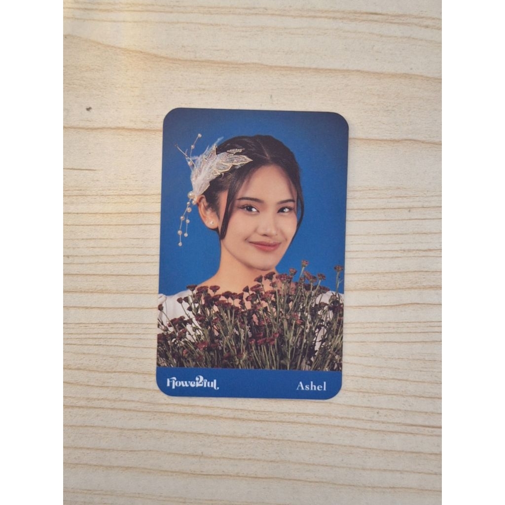 photocard ashel flowerful