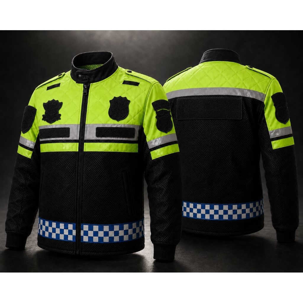jaket jaring polisi tanpa atribut