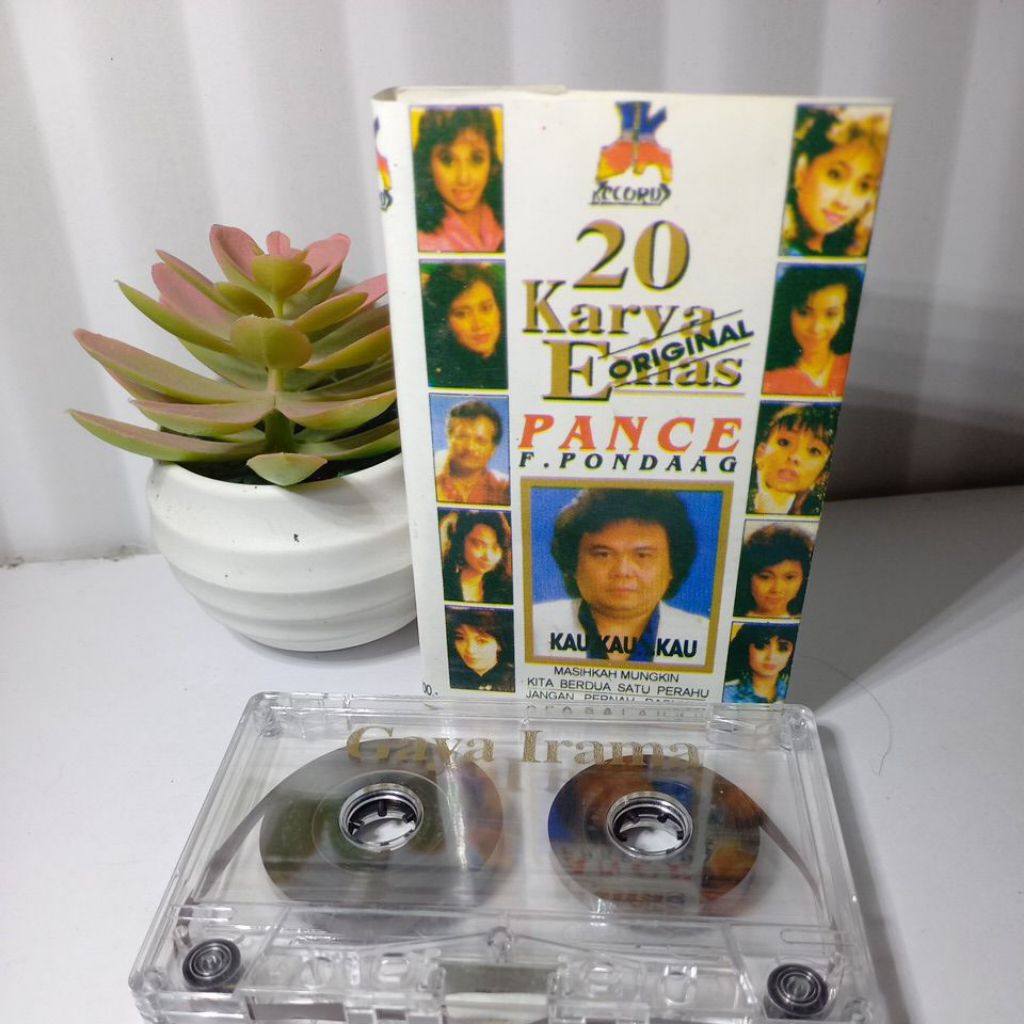 Kaset Pita Pance F Pondaag - 20 Karya Emas (Bootleg Jadul)