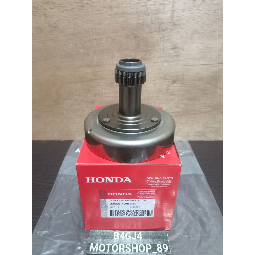 Lonceng Assy KWB Rumah Kampas Ganda Revo Absolute Blade Lama Asli 22660-KWB-930