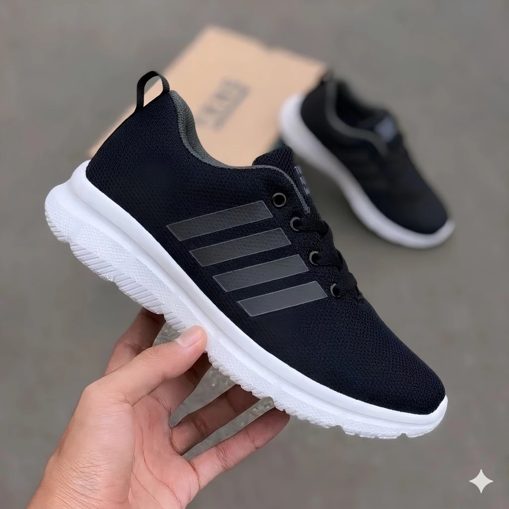 PROMO TERBATAS Sepatu tomkins scool edition wednesday sepatu sekolah cewek cowok hitam putih Tiga Ga